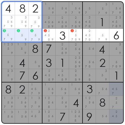 locked candidate sudoku